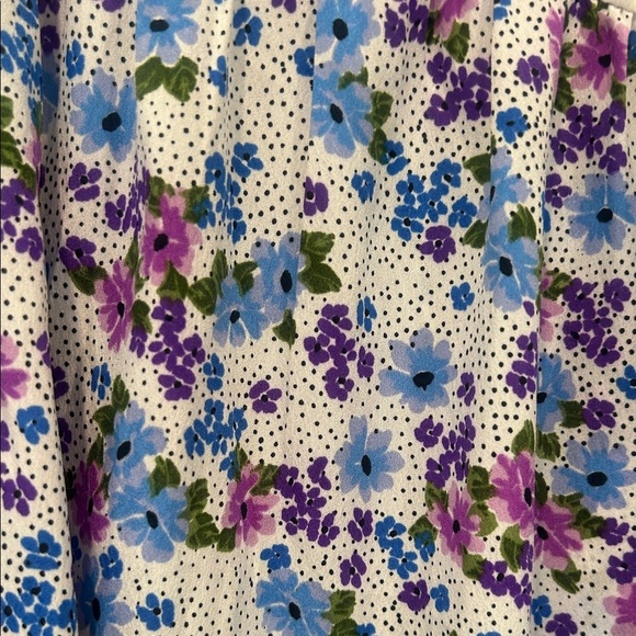 ASOS Maternity Floral Maxi Dress - Blue and Purple size USA 8 medium - Picture 9 of 10